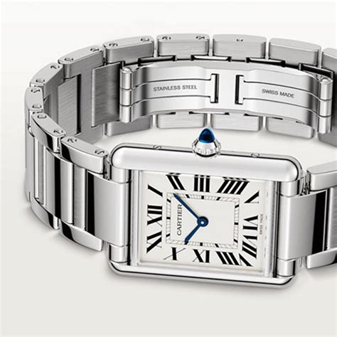 cartier tank must quartz